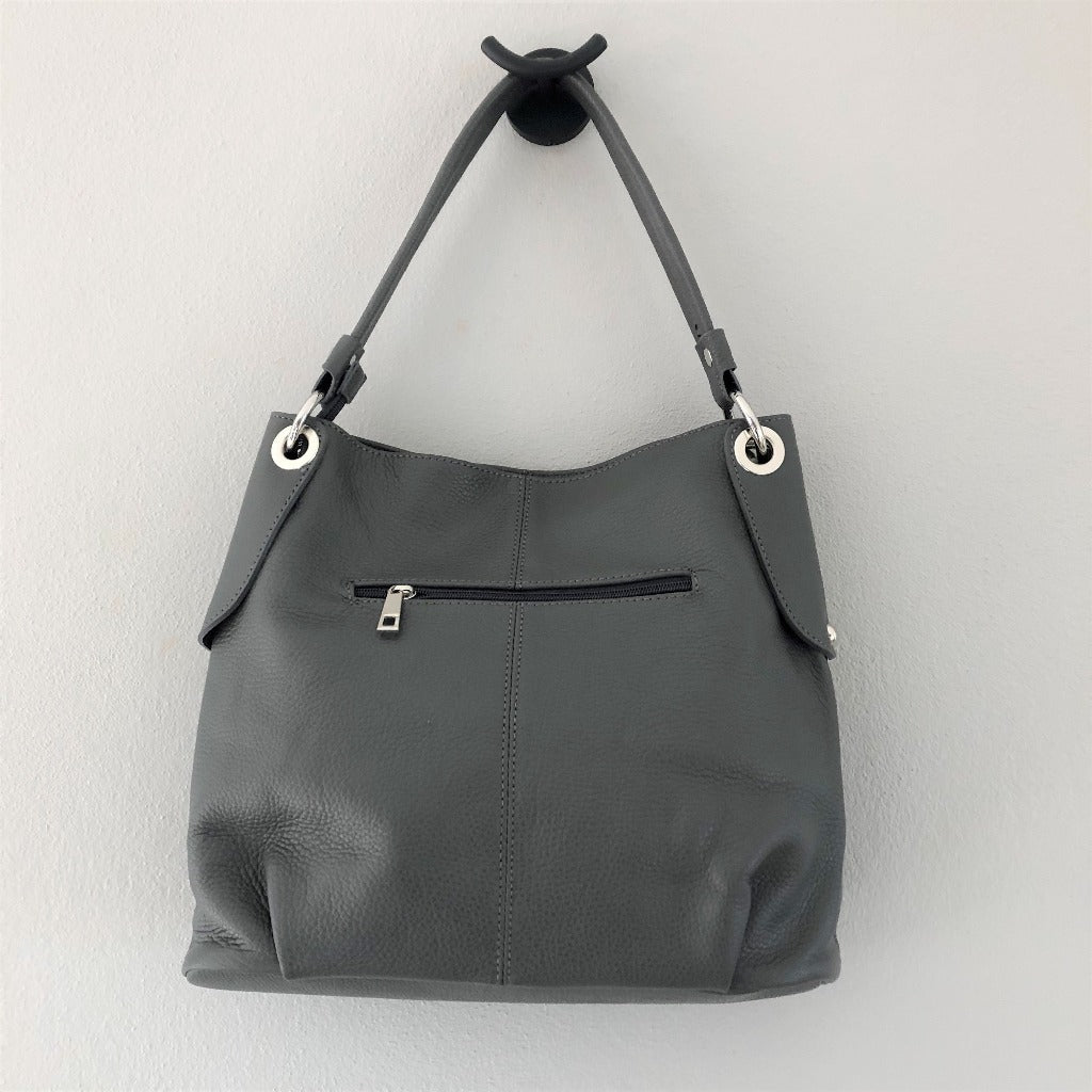 Grey hobo shoulder on sale bag